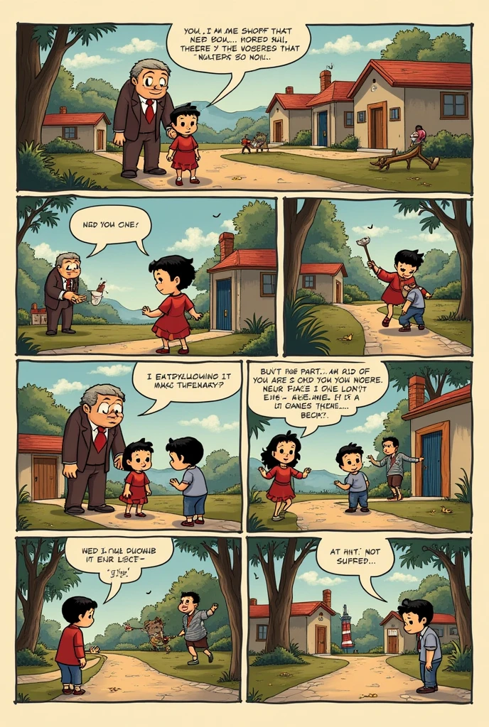 10-image comic from the 20th century