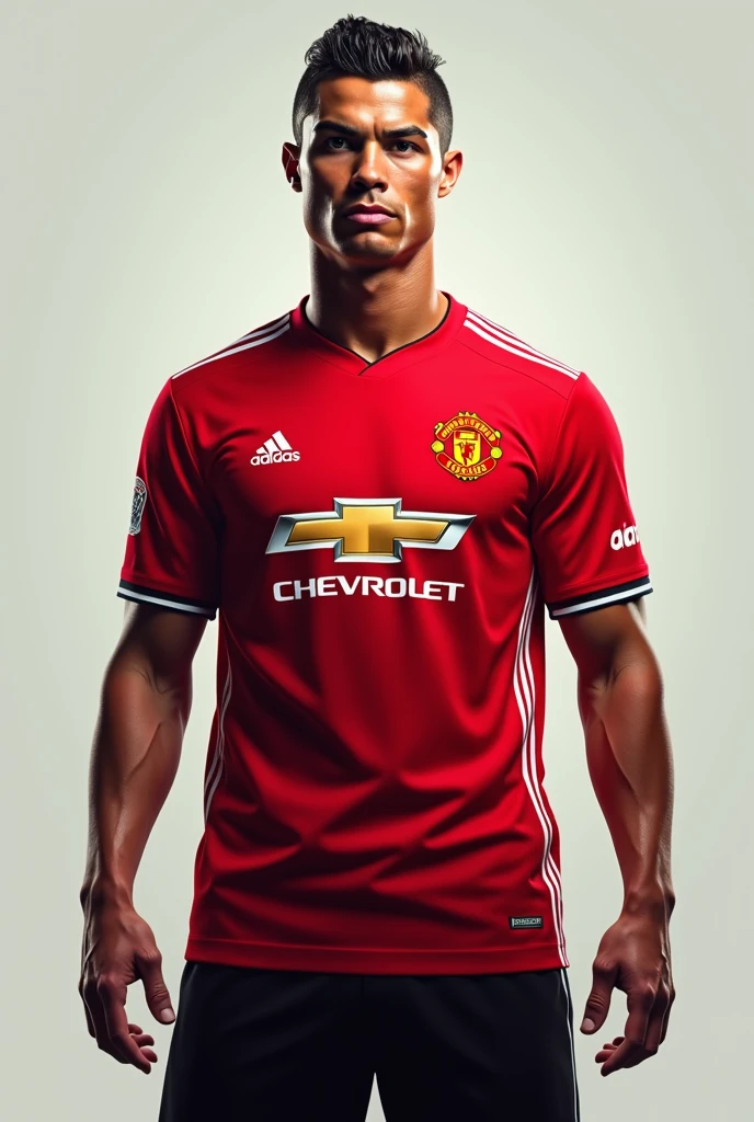 CR7 wear Manchester United shirt write “Hello Nguyên”