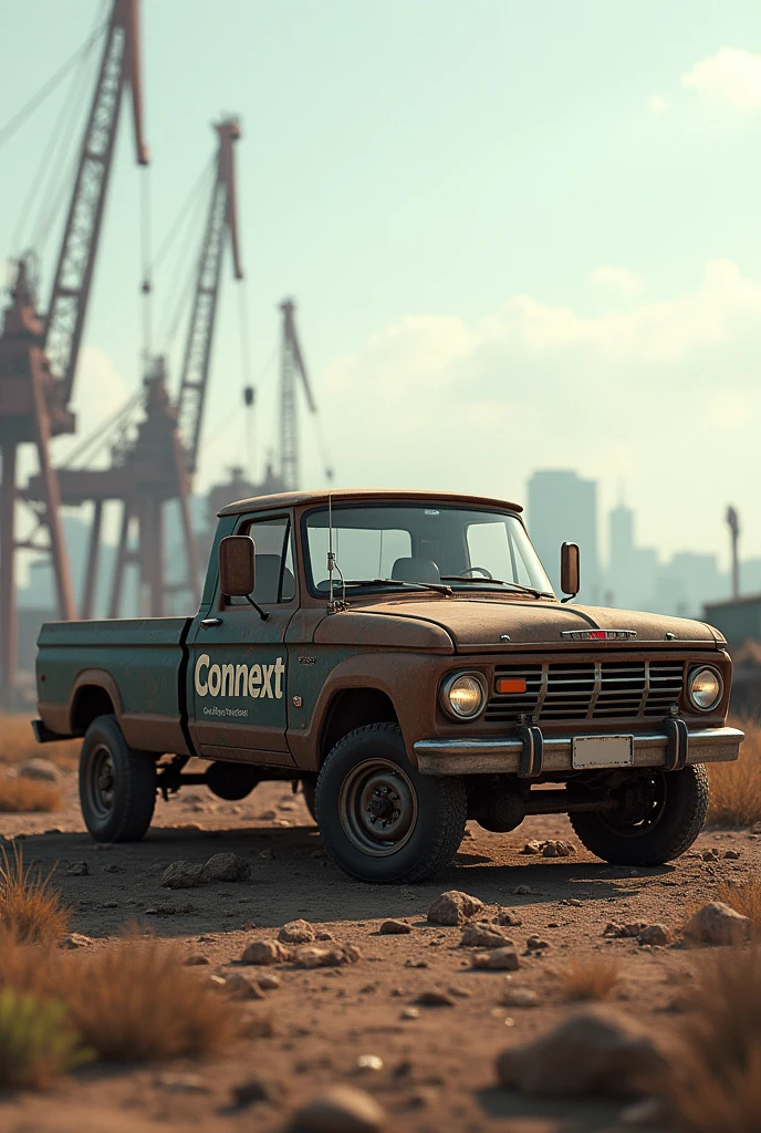 a pickup truck labeled CONNEXT