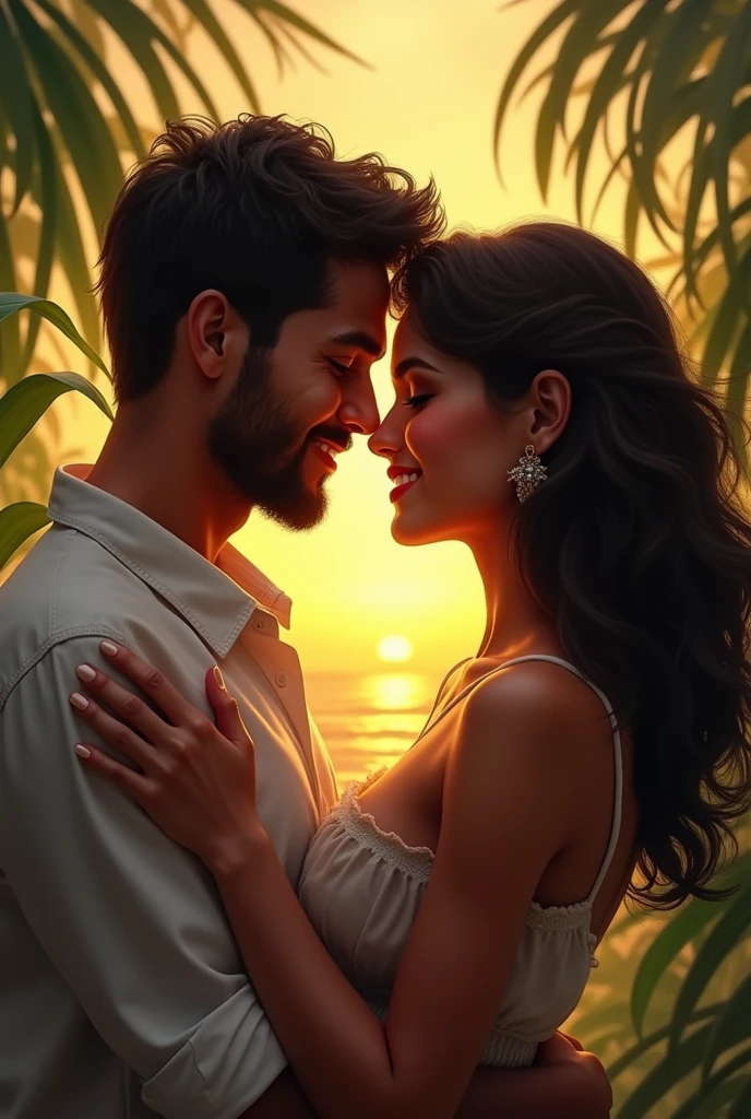 A Brazilian woman in love and dedicated to her very realistic boyfriend