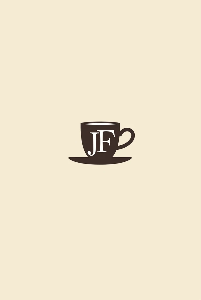 a logo that is a cup of coffee with the initials F, in, J, . Can you show me several options?