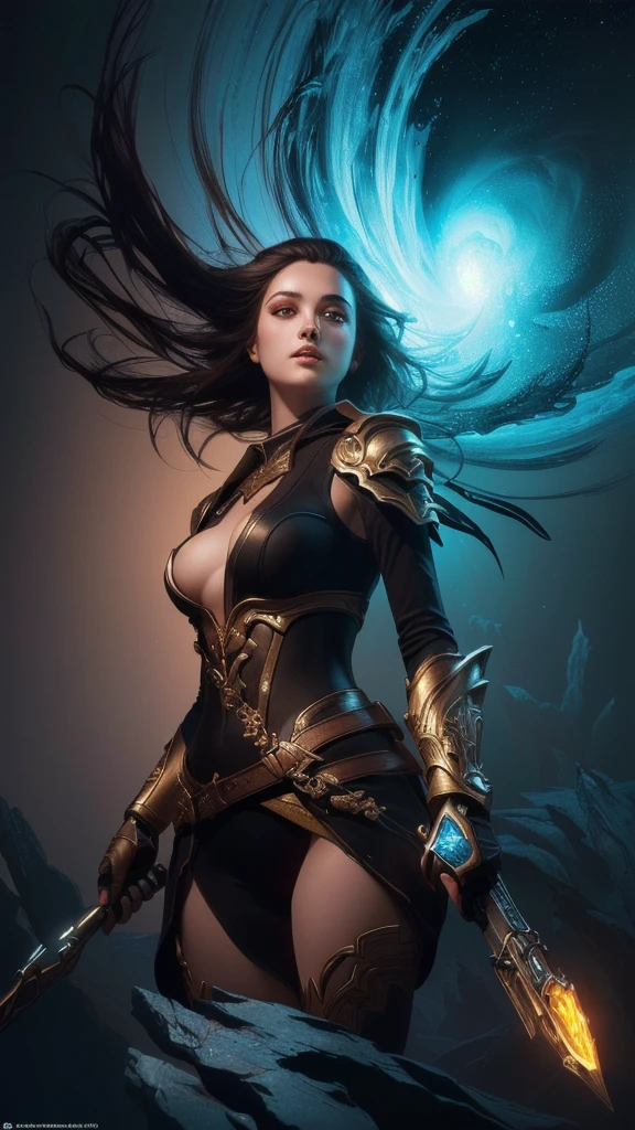 masterpiece, Highest quality, (Highly detailed CG Unity 8k wallpaper), (Highest quality), (Best illustrations), (Best Shadow), Absurd, Realistic lighting, (abyss), Beautiful sparkle, art：PeterMohrBacher,