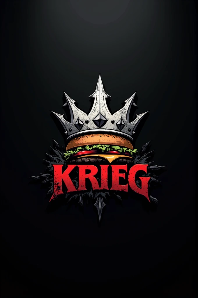 KrosserBoy logo with darkness with bloody style 3D
