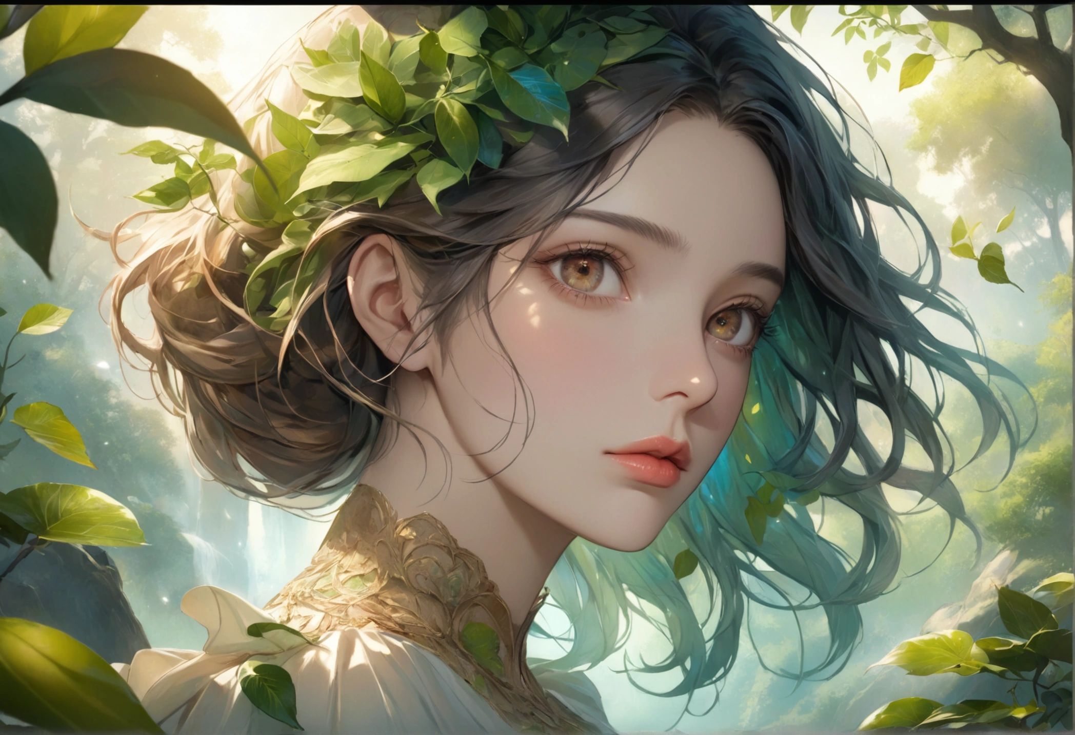 wgz style,portrait of a beautiful women highly detailed,perfect femine face,Classical oil painting,by masamune shirow, by William-tae Kim