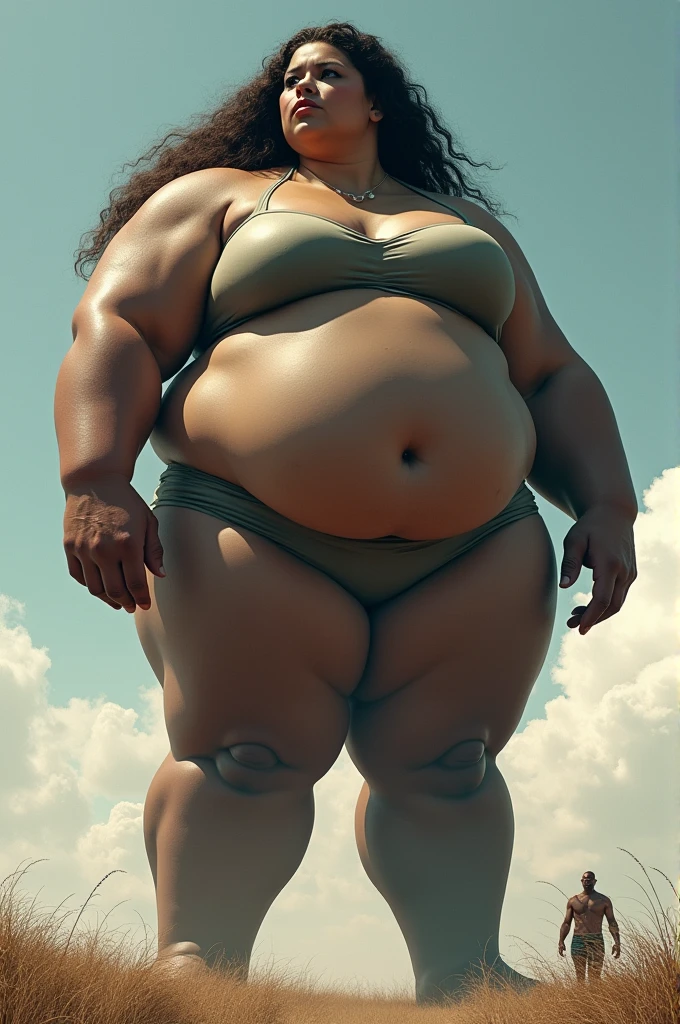 Extremely, muscular, giantess, naked women with giant penis