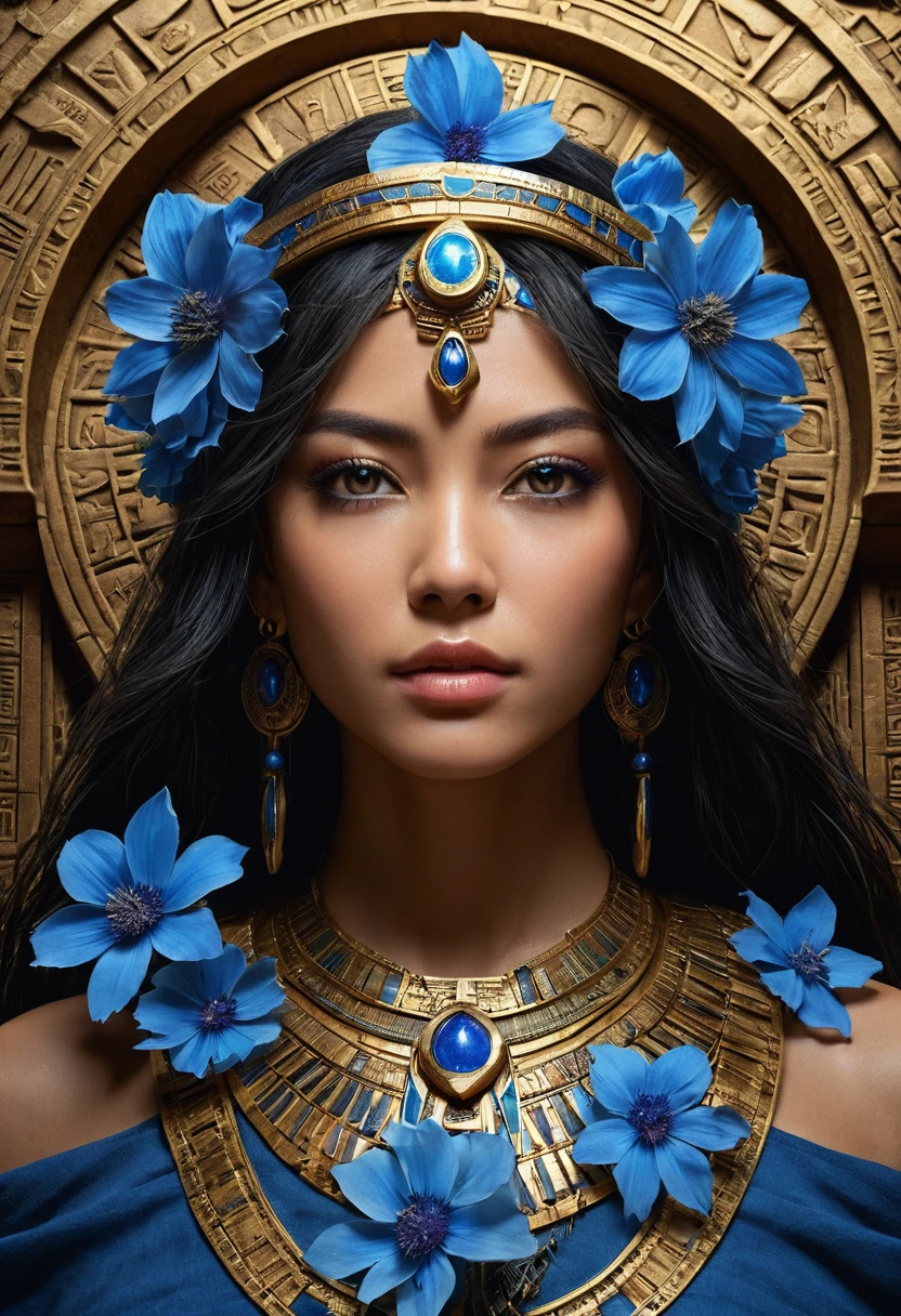 ultra detailed artistic photography, Beautiful native Brazilian Apache female,arara azul em seu ombro, linda ave,tee xixi, fora, fogueira, tristeza, sexy, sonhador,passaro azul, brilhante, retroiluminado, Sombras, oil on the canvas, liso, Ultra High Definition, 8k, Ultra sharp focus, Obras de arte intrincadas, Roupas fluidas, altamente detalhado, Vibrando, production cinematic character render, ultra high quality model, Jedi, sabre de luz laranja