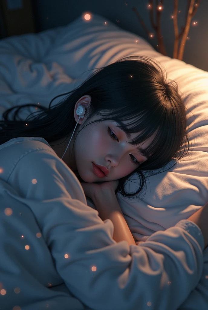 starry skies、Lamp light、Moonlight、sleep
