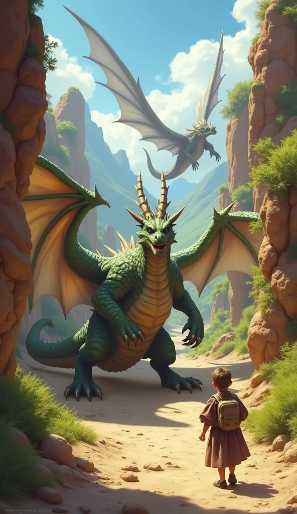 (((Highest quality, masterpiece, Super detailed, Realistic, Fantasy, Greg Rutkowski, dragon, strongest, front face))), quadruped, huge wing