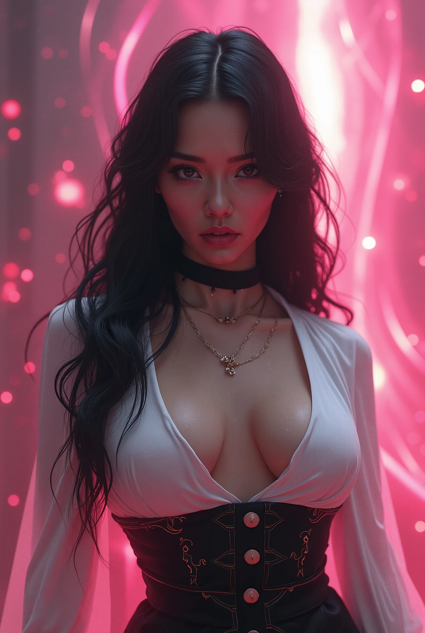 {{{{{3,High resolution of 318 trillion pixels, Browsing Caution, Realistic scenery and cute girls, In this scene、The heroine was chosen as a human sacrifice、Sealed in a kneeling position with legs spread in an M-shape、While staring blankly into space,々and being raped。, A plump, deep cleavage immediately appeared., The charm she exudes、Lift her legs、Open your legs、Drives me to keep fucking, lipsを厚くすると綺麗に見える,  Fluffy and elastic,  Her deep tight cleavage grows round and wide}}}}},{{{{{A neat girl kneels and spreads her legs, tracing her crotch with her fingertips、With a faint moan, she experienced her first orgasm.、Masturbation becomes a little more mature and innocent., The higher the concentration of female hormones in the tank,、She&#39;ll moan as much as she wants, White Cheeks, The moment the protagonist&#39;s eyes are transformed into kaleidoscope-like irises, Magical in a romantic cylindrical crystal specimen room filled with female hormones, She immersed herself in a plant specimen.、 girl&#39;s blouse gets so big it tears、Hair is getting longer and sexier、It seems, In exchange for her life, her cuteness will continue to shine forever., Wearing a cute ribbon blouse and skirt, 手headにフリルのシュシュ, Her beautiful and slim underbust, Slim and curvaceous with a cute waistline, lips、head、A dirty fetish for waistlines, アンダーバストからヒップにかけての乳headのラインがはっきりしている, Dark Straight Black Wig, 厚く鮮やかなlips}}}}},{{Very detailed}},{{{{{The heroine&#39;s sexually unused body and pure aura}}}}}
