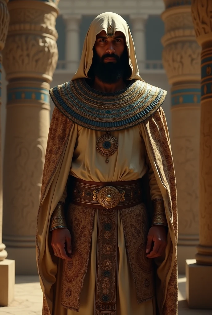 Actor Omar Sharif wears a pharaonic costume