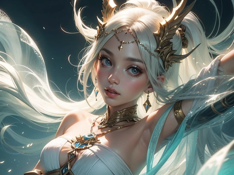 a naked female model, photorealistic, extremely detailed, high quality, hyper detailed, realistic skin texture, realistic lighting, intricate details, beautiful face, elegant pose, natural lighting, seamless blending, masterpiece