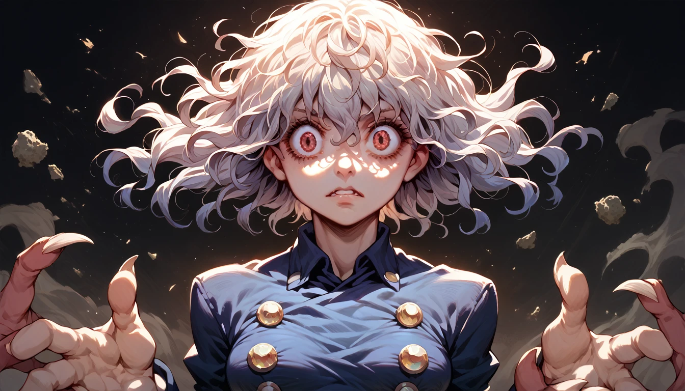 neferpitou, detailed face, detailed body, expression of astonishment 4k, Whole body 