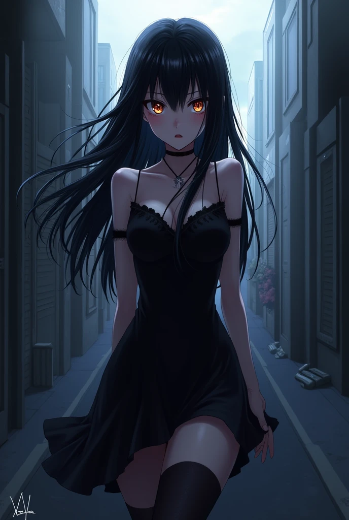 1 goth Girl, Very skinny and sexy, looking at the stars in an abandoned cemetery, muitos detalhes, imagem ultra detalhada, garota linda com seios pequenos, dark and lonely night, luz do luar