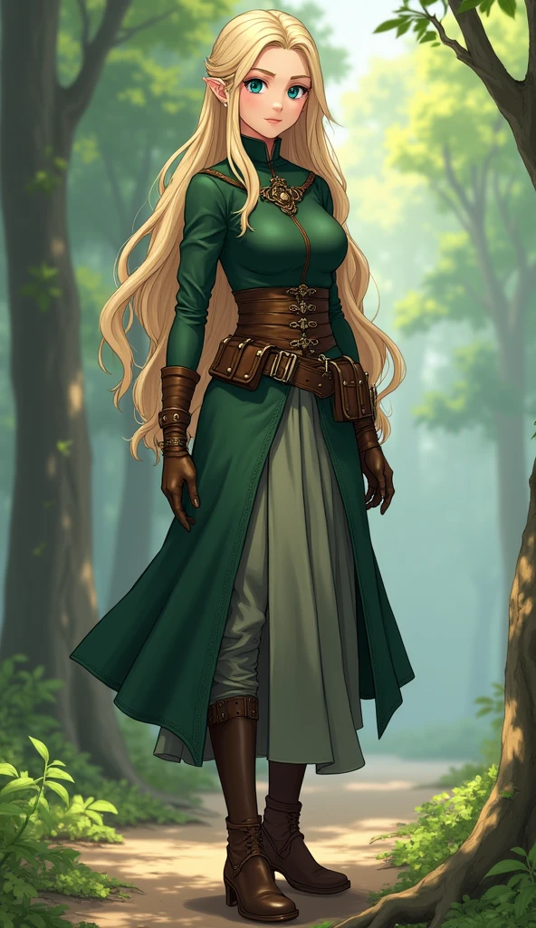 an oil painting of Barbie as fantasy ranger, ultra detailed face, ultra feminine, wearing green cloak, in  a forest, D&D art, RPG art, ultra best realistic, best details, best quality, 16k, [ultra detailed], masterpiece, best quality, (extremely detailed), ultra wide shot, photorealism, depth of field, hyper realistic painting