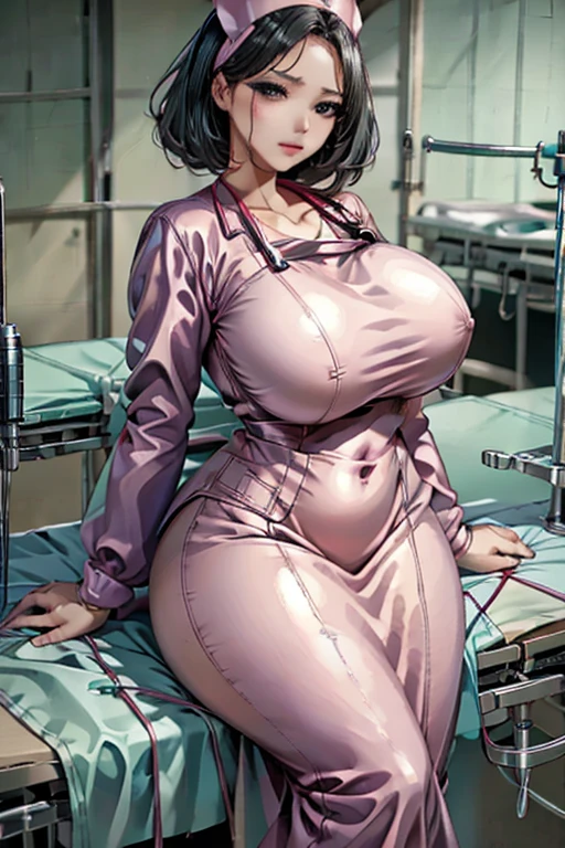 nurse uniform,hospital, latex nurse suit,nurses,busty,elbow gloves,labcoat,black hair woman,pink eyes , gigantic ,medical instruments,asian nurse,two nurses,speculum,examination room,oversize ,big ass ,strap on, lay on table ,legs spreaded,giving birth,gyno chair , dentist,Milf,latex,purple uniform,oversize breasts,diaper