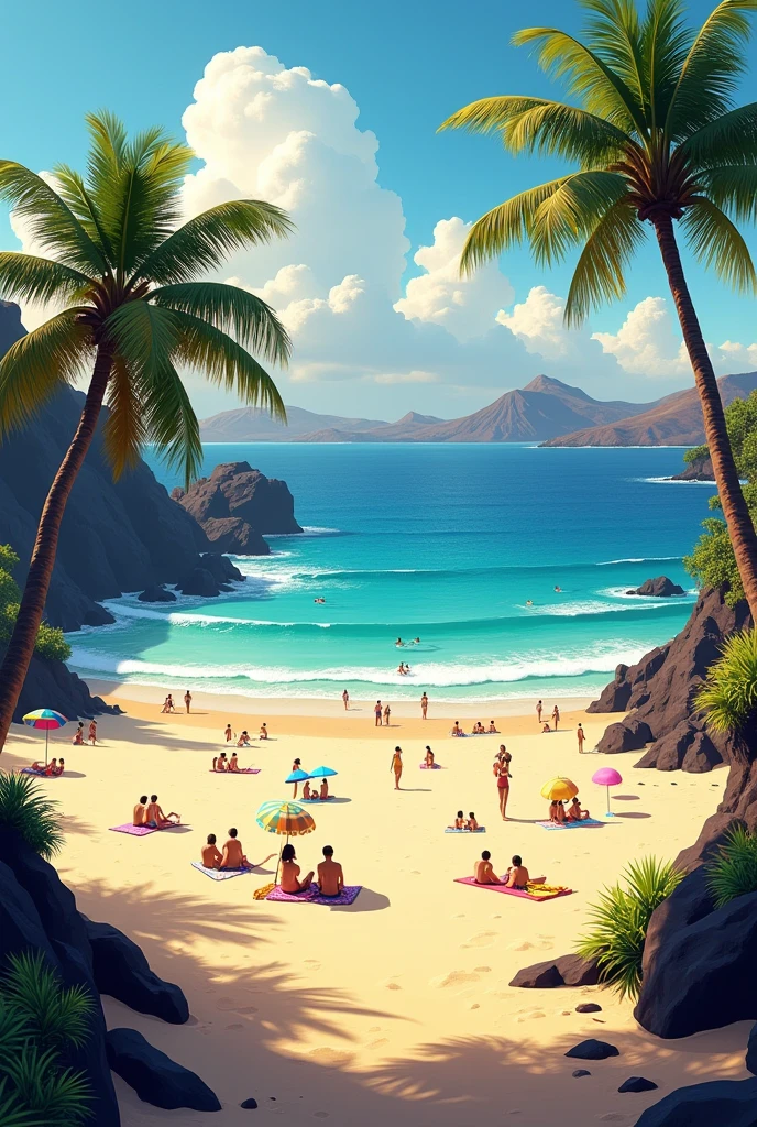 Concha bay beach