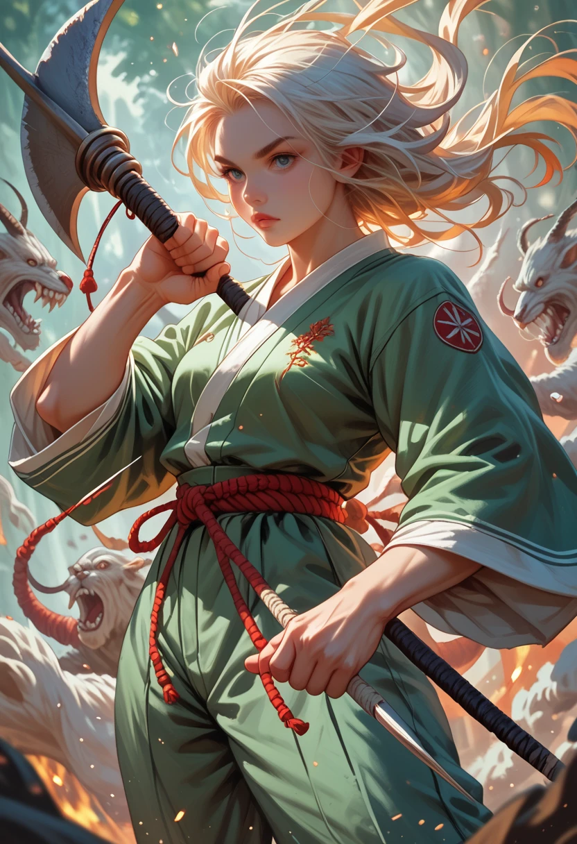 I want you to write an image of yourself with a BLEACH character swastika。
The ability is like the ability of the fruit of Itoito in One Piece, and the blade is like a golden ratio with the Fibonacci sequence motif.