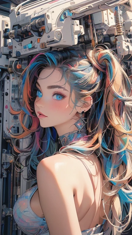 ((perfect whole body)), melancholy, quiet, calm, bright, masterpiece, best quality, 1girl, (JinxLol:1.2), (ultra photorealistic:1.3), (masterpiece:1.4), best quality, ((realistic)), high quality, ultra detailed, ((real image)), ((realistic skin)), ((realistic face)),(illustration:1.05), (beautiful:1.05), (beautiful detailed eyes:1.05), (cinematic light:1.1), blue in the detachments, perfect whole body, slender silhouette, thin, small breasts, thick thighs,  black and blue clothing, white sneakers