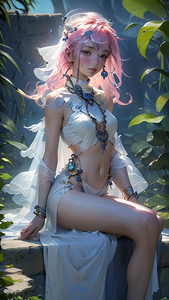 Hermosa dark magician gils desnuda.She is in the middle of the sea. Cabello rubio. Ojos azules. Labios rojos. Cuerpo desnudo, Cuerpo mujado. Pose sensual y juguetona. Tiene el cuerpo lleno de agua. It's wet. She's swimming in the sea
