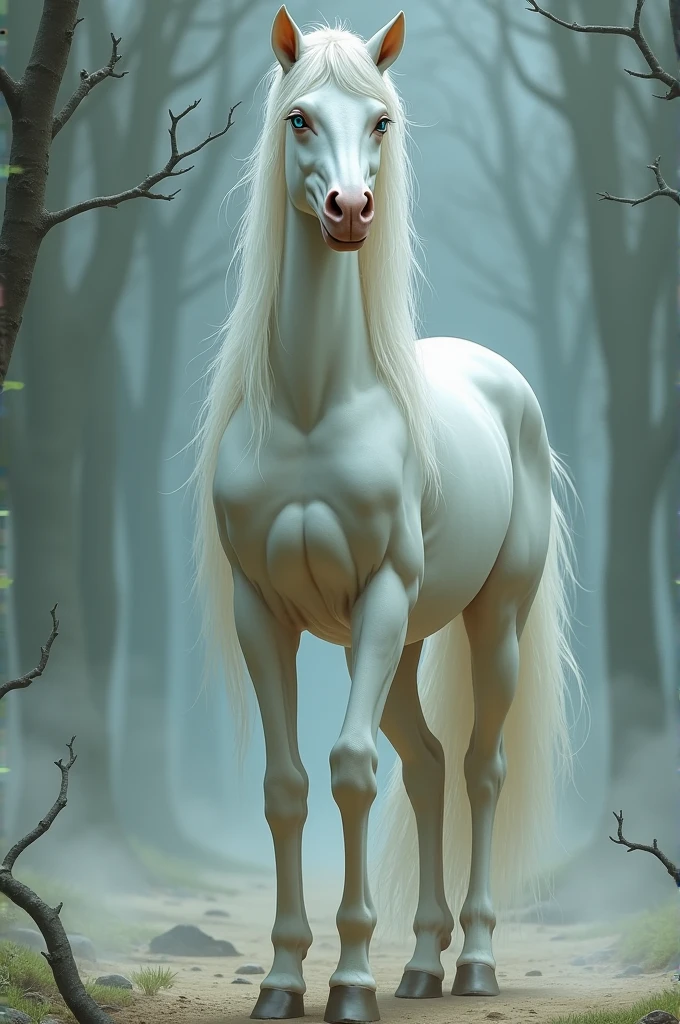 A horse reproducing with a human