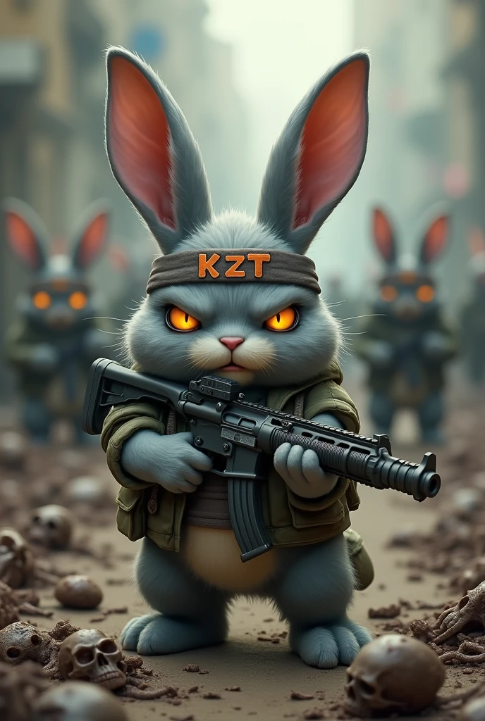 (H. P. Lovecraft, Cthulhu:1.3), (rabbit ears, standing, full body:1.3), a pier in a foggy settlement in the background, creepy dark atmosphere <lora:Raving Rabbids:1> Raving Rabbids, no human, (foggy background, fog, mist, epic realistic, rutkowski, hdr, intricate details, hyperdetailed, cinematic, rim light, muted colors:1.2), faded, depth of field, complex background, dramatic light <lora:ApocalypseEngine2:0.7> POST-APOC, POSTAPOC_CHARACTER, (anime), (illustration), cartoon, detailed