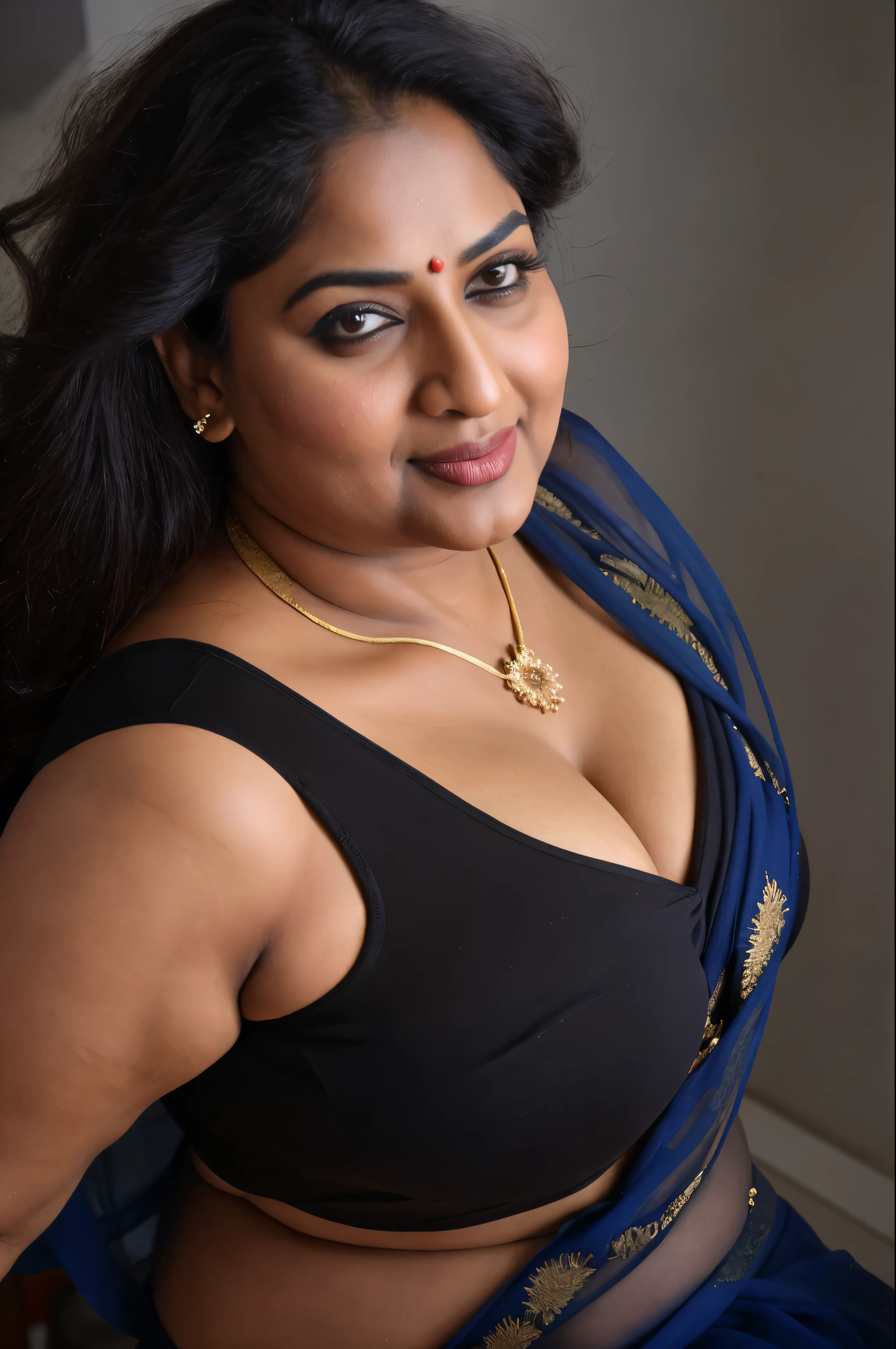 Realistic Representation of Savita bhabhi,sexy Savita aunty,tempting figure,busty aunty,goddess of lust,cougar lady, mommy,mommy figure,bulky figure,big milkers,deep cleavage,juicy fleshy figure,heavy bust,heavy hips,doodhwali, sizzling hot,seductive face, padosan aunty bhabhi,unsatisfied housewife,chubby aunty,sweat,irresistibly hot,inspired by famous Indian adult comics by amarshrostha,Foto RAW,photorealistic,photography, full body shot, 70 years old Woman,master shot,perfect eyes,goddess like beauty,pierced eyes, traditional strapless Bra,jiggly figure,perfect thick chubby mallu Desi aunty bhabhi,Wearing a Stanapatta,a chest-band.Saree model,model Photography,Indian saree shoot, Indian traditional wear advertising photography,traditional wear brand shoot,face of Indian actress Sonakshi Sinha, masterpiece,realistic,realism,incredible details,pleasure,photorealism,detailed skin,skin pores,high contrast,photorealistic Artstation 8k HD digital art trend of high definition and detailed realistic skin texture,ultra detail,realistic skin texture,armature,best quality,ultra high definition,(photorealistic:1.4),high resolution,detail,raw photo,sweat, Re sharp, by Lee Jefferies Nikon D850 Film Stock Photo 4 Kodak Portra 400 Camera F1.6 Lens Rich Color Ultra Real Realistic Realistic Textures Dramatic Lighting Unreal Engine Trending at Art Station Cinestill 800,(pele altamente detalhada: 1.2), 8k UHD, DSLR,soft-lighting,alta qualidade,grain of film,Fujifilm XT3,she didn't like to wear blouse or bra,intricate,she is happy to wear only saree,she hates blouse or bra,detailed hairy armpits,hyper realistic skin,skin pores,veins,premium ethnic jewellery,hyper realistic sweaty body,sweat,veins,detailed hairy stubble armpits,hyper realistic hairy armpits,low waist saree,deep juicy navel,insane details,stretchmarks,moles on breast,freckles 0.1,sensual desire,erotic fantasy,busy housewife,very busy in house chores,kaamwali aunty,big saggy breast,alluring figure,thick arms thighs