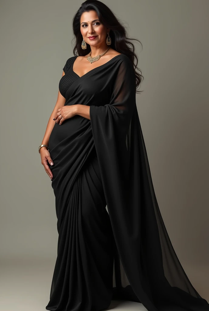 Best quality, masterpiece, high_res, indian girl, hair decoration, necklace, jewelry, beautiful detailed face, gray eyes, red full lips, big smile, face makeup, black hair, Long Hair, International Fashion, High Wear, Full Body Cover, Tight Dress, Full Body Detailed, indian Effect, Multiplicity, Realistic Photos, Edge Lighting, Two-Tone Lighting, (High Detail Skin: 1.2), 8K UHD, DSLR, Soft Lighting, High Quality, Volumetric Lighting, Candid, Photography, High Resolution, 4K, 8K, Bokeh, Ridiculous, biggest breasts, wide waist, wearing saree very very healthy, very fatty girl, A lone wanderer dancing in the rain, a soul dancer, barefoot, professional ballet movements, a butterfly on the fingertip, captivating, water splashing, chiaroscuro, minimalist, evocative, clean background