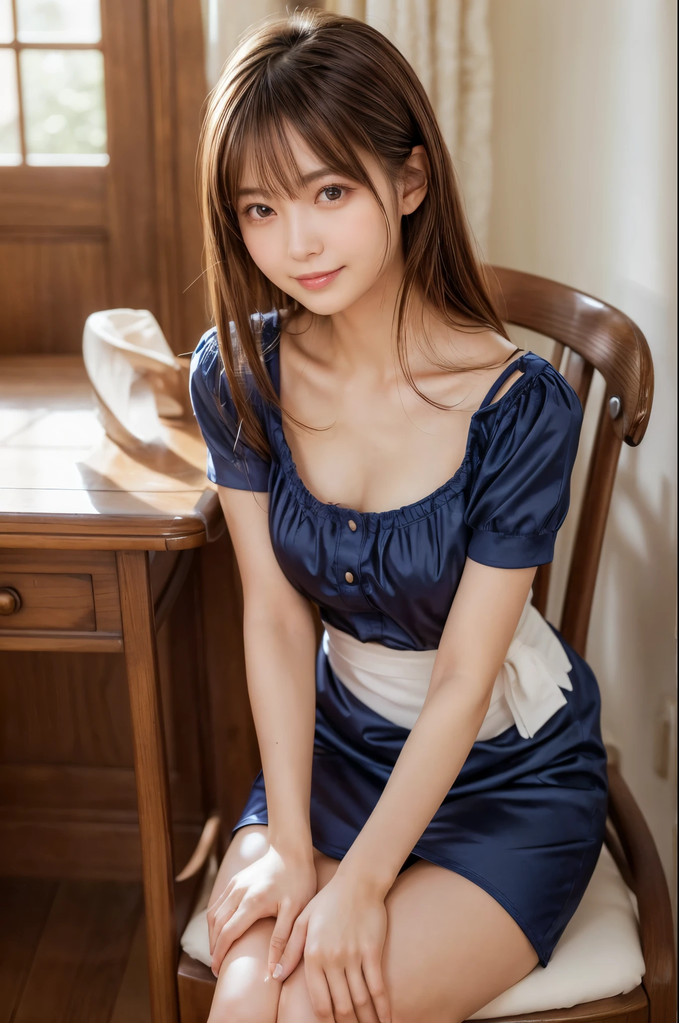 hightquality、masterpiece、ultra res、cute girl face、kitchin、barechested、pinafore、barechestedpinafore、full body Esbian、Famous actresses of Japan、Very beautiful face、A sexy