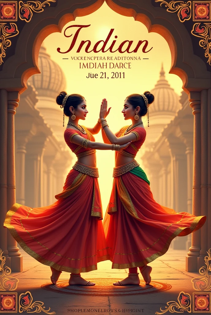 make a motion poster With text Aarambh Garba classes
text timing 4:30 PM to 8:30 PM