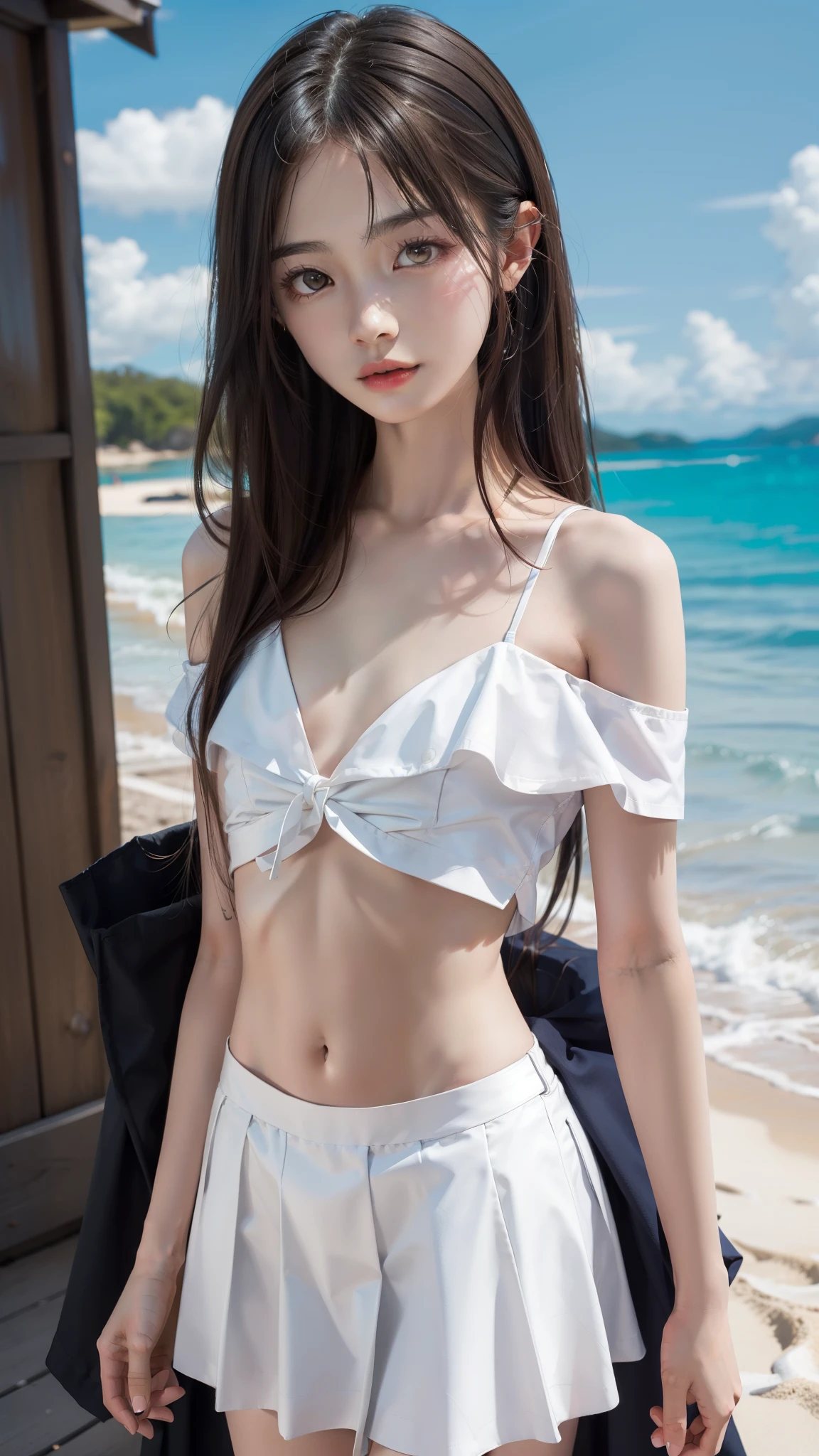 8K、Raw-Photo、(highlydetailed skin:1.2)、(Exposed shoulder:1.1)、(exposed crotch:1.8)、(top-down view:1.5)、((see-through lingerie))、a photo of、masterpiece、Top Quality、slender girl 1、small in size, 's body shape, loli, moh wide open、Tan eyes、((Random Mixed Dye Hair))、varied pose、Carmeltomagora(Camelto-Majora)Emphasis, ((tiny:1.8))、((very soft breasts))、Very big breasts (Chest size : 1.8)、highly detailed faces、A detailed eye、((No closeup))、((she is wet))。A very naughty scene, In, I spread my anal with both hands on my own(1.7), Violent(1.8) Having anal sex, Prone Anal, Flush(1.9) Love juice, Brown mesh all-body tights, Ridiculously large breasts, A very naughty scene, Random mix hair dye, Random hairstyles, Luxury Hotel Bed Background, Smiling with closed eyes or open mouth, Naughty facial expressions ,