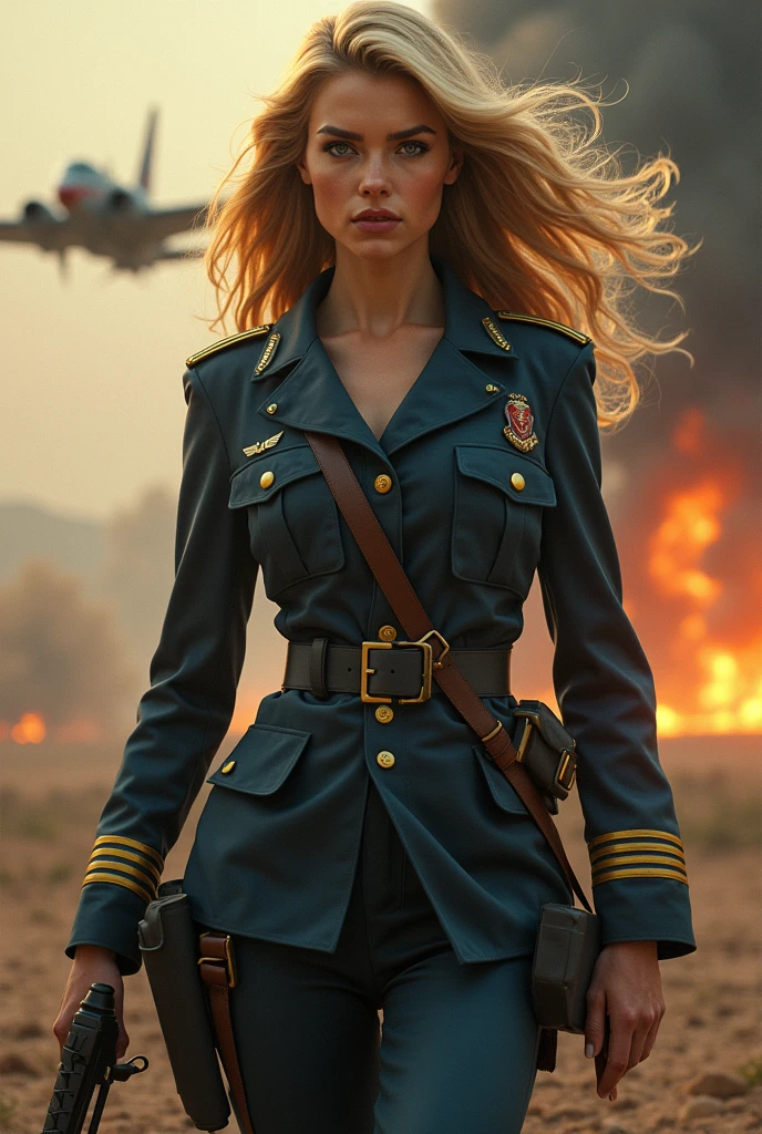 Cinematic landscape, a ultra-detailed hyperrealistic photography of a beautiful ukranian soldier woman, in a florest, ukraine aesthetics, short hair, night, curvy, beautiful curves, army aesthetics, tattered outfit, high emphasis on detail, style Semi Impasto, matte painting, atmospheric, glowing, dramatic lighting, beautiful eyes, symmetric eyed, perfect eyes, by Magali Villeneuve