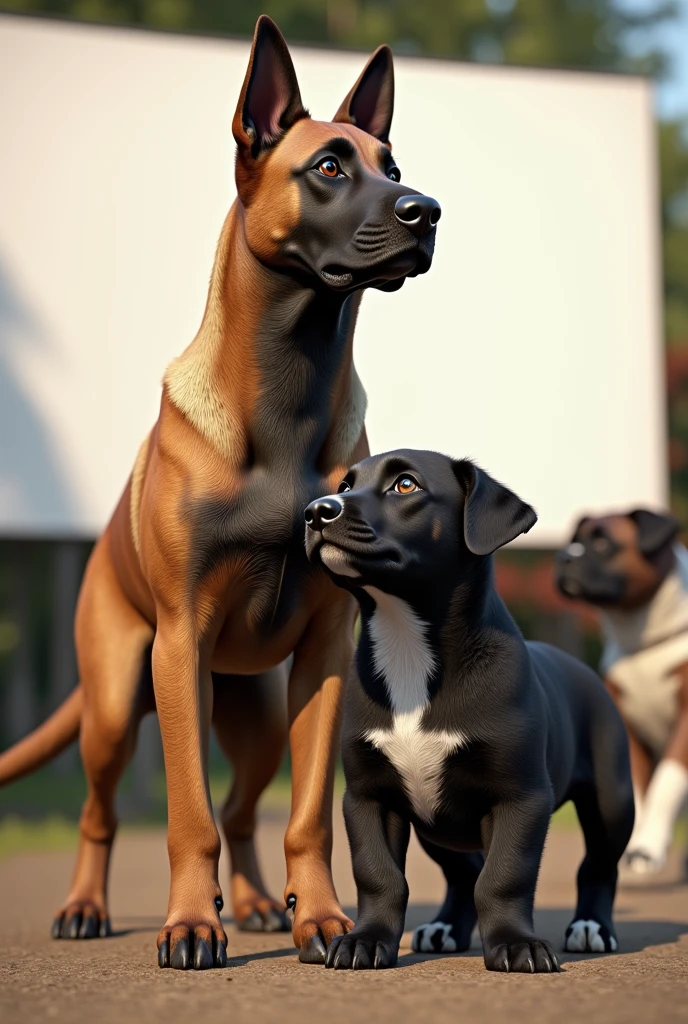 grin, horny, feral dog, female , canine pussy, anus, Doberman, cunnilingus, to the streets, on the audience, kids is watching