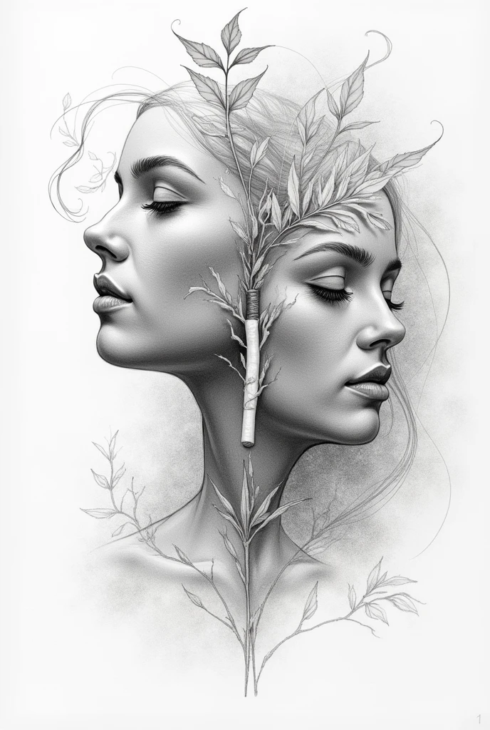 ((Inspired by John Kenn Mortensen)), (1 Dancer:1.3), Floating clothes, Flowing hair,Dynamic poses,
forest,orchid,Artwork should be in pencil sketch style,Transition from black and white on the left half to bright colors on the right half,Ensure seamless integration between the two halves,No dividing line,The scene is the same on both sides,Black and white pencil detail on left side,Right fill color,The mixture formed in the whole image,Perfect details, Strong contrast between light and dark