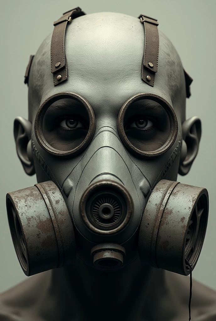 <lora:TechPunkAIv2Pruned:1>  BioPunkAI gas mask, face, intestines exposed, ((small, tiny, miniature, cinematic lighting, tilt-shift, macro shot, studio shot))