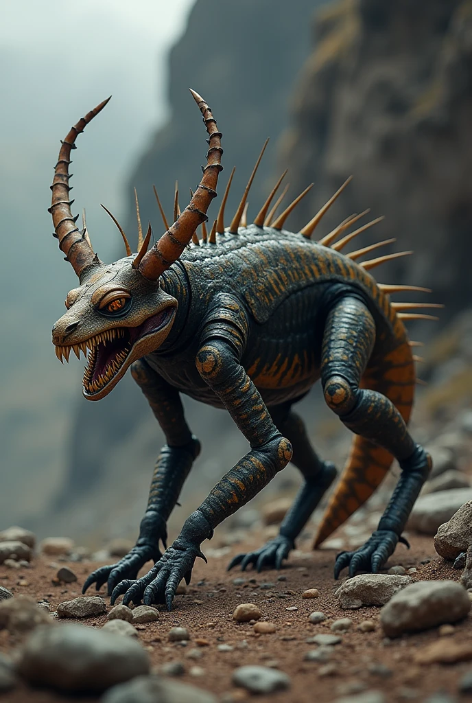 Create a sniper weapon that looks like an animal that uses stingers