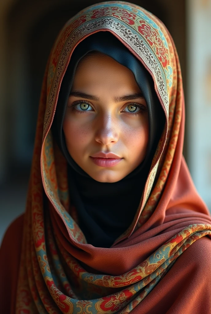 a hijab-wearing woman Russia malay, beautiful detailed eyes, beautiful detailed lips, extremely detailed face and skin, Doggystyle fuck. Undress. Reverse fuck.long eyelashes, ornate hijab, serene expression, natural lighting, warm color tones, cinematic composition, highly detailed, hyper realistic, masterpiece, 8k, photorealistic. Bikini . Bras red. Nude body..,LARGE BREASTS AND CLEAVAGE,ABS,ABS,DETAILED LEGS