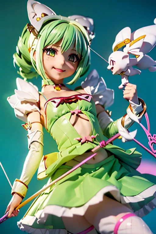 Pink colored <lora:BarbieCore:0.8> BarbieCore fairy, (shiny plastic:0.8), (pink plastic:0.9), anime style