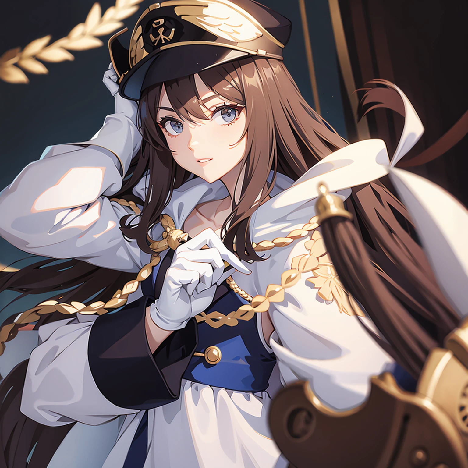 masterpiece, (best quality), RTX, perfect proportions, beautiful, detailed face, (perfect eyes:1.1) ,(photorealistic:1.1), 8k uhd, 1girl, perfect proportion, perfect eyes, bound, bondage, (arms behind back:1.4), angry, glaring, looking at viewer, bdsm, tape gag, tape, tape bondage, close-up, POV, <lora:TapeGag:1>, anya melfissa, very long hair, hair ornament, black dress <lora:anya-melfissa:1>
