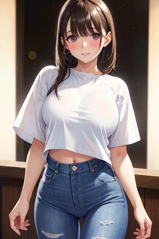 ((Realistic lighting, top quality, 8K, Masterpiece: 1.3)), Clear Focus: 1.2, 1 girl, Perfect Body Beauty: 1.4, Slim Abs: 1.1, ((Dark Brown Hair, Big: 1.3)), (Accelerate: 1.4), (Outdoor, Night: 1.1), Street, Ultra Slender Face, Fine Eyes, Double Eyelids, Exposed Cleavage, Incredibly Absurd, Messy Hair, Floating Hair,