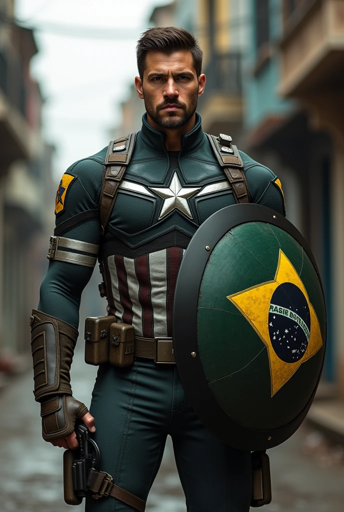 Imagine a version of Captain America if he were Brazilian, Make his ...