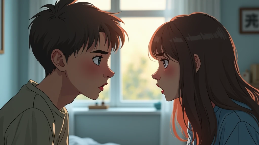 A very young girl, 8 years old, named Sherry, wears a black T-shirt and black underpants. She is very, very afraid and cries intensely. Her hair is black. There is a man wearing a brown-haired suit named Alex, who inserts his finger into Cherry's mouth. Sherry refuses to do so, crying loudly and fearing that he will sexually harass her