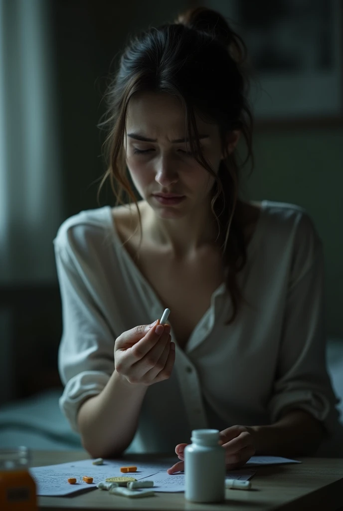 image of a woman card missing her ex