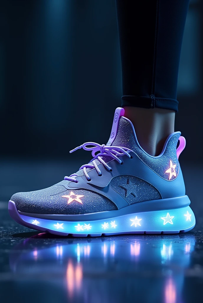 Create a creative post about LED shoes