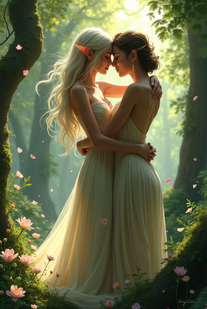 ((NSFW_STILL_SHOW、David Hamilton、Exposed:1))、Oppai-Loli Twins、{(Strong wind|Floating Blonde hair)}、{((From Below:1.2|FullBody:1.2))}、Wide Shot、((Masterpiece:1.2, Photorealsitic:1.37))、8K Bestquality、((Detailed KAWAII Face))、Bright Shining Perfect eyes、zydG、{(Childish|Gigantic Cleavage:1.37)}、(Detailed open crotch、Detailed Oily Porcelain skin textures)、No Underwear:2、extremely detailed、Flowers、Transparent celestial robe、{Dark Red Leather High Collar|Red lip}、Smooth shading、Soft Lighting with many Follow lights、clear focused、bokeH、{ssmile|perplexed|seductiv|Flower wreath|Princess Tiara}、forest lakeside、(Light Particles:1.2, Lens Flare, Luminescent Particles:0.6、Fantastic atmosphere:1.2)、