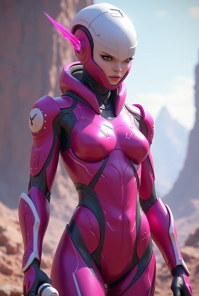 A highly expressive ruby gemstone female humanoid alien golem, high quality, imagination, 8k, fantasy art beautiful ruby gemstone woman