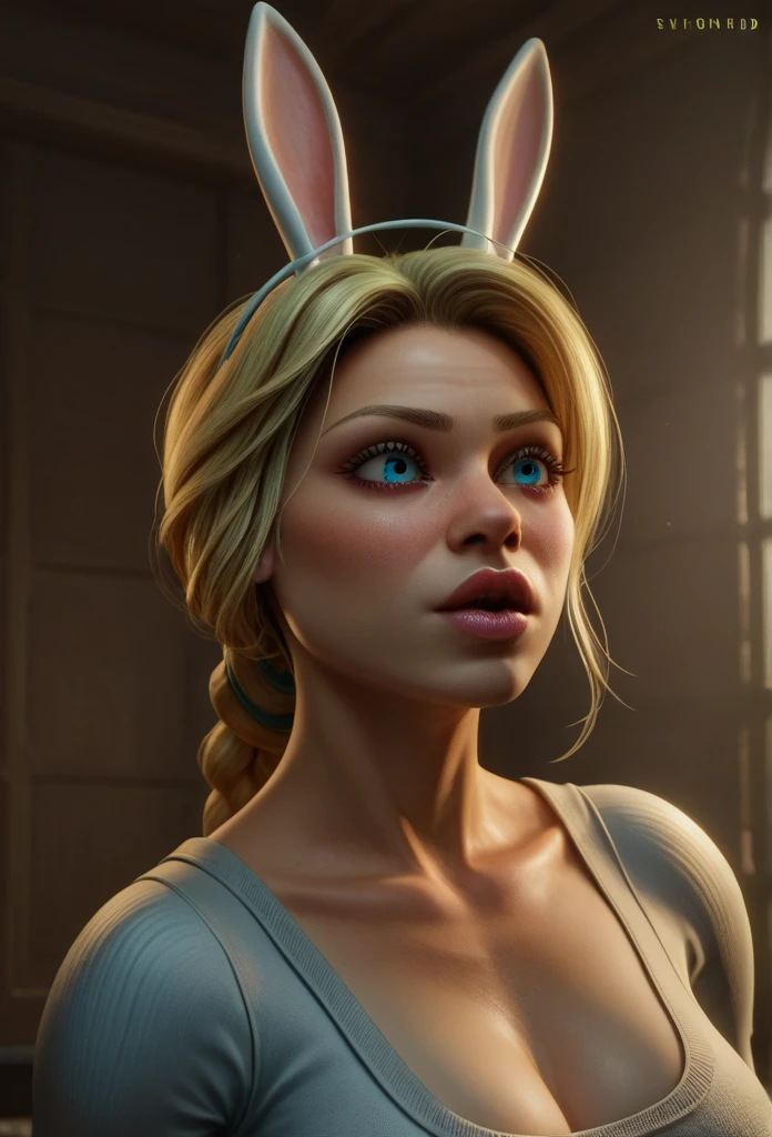 Fionna, big ass, farting, detailed character design, fantasy, highly detailed, 4k, masterpiece, volumetric lighting, cinematic lighting, hyper realistic, exaggerated proportions, dynamic pose, cinematic angle, vibrant colors, glowing skin, detailed clothing folds, intricate texture, beautiful detailed eyes, beautiful detailed lips, extremely detailed face