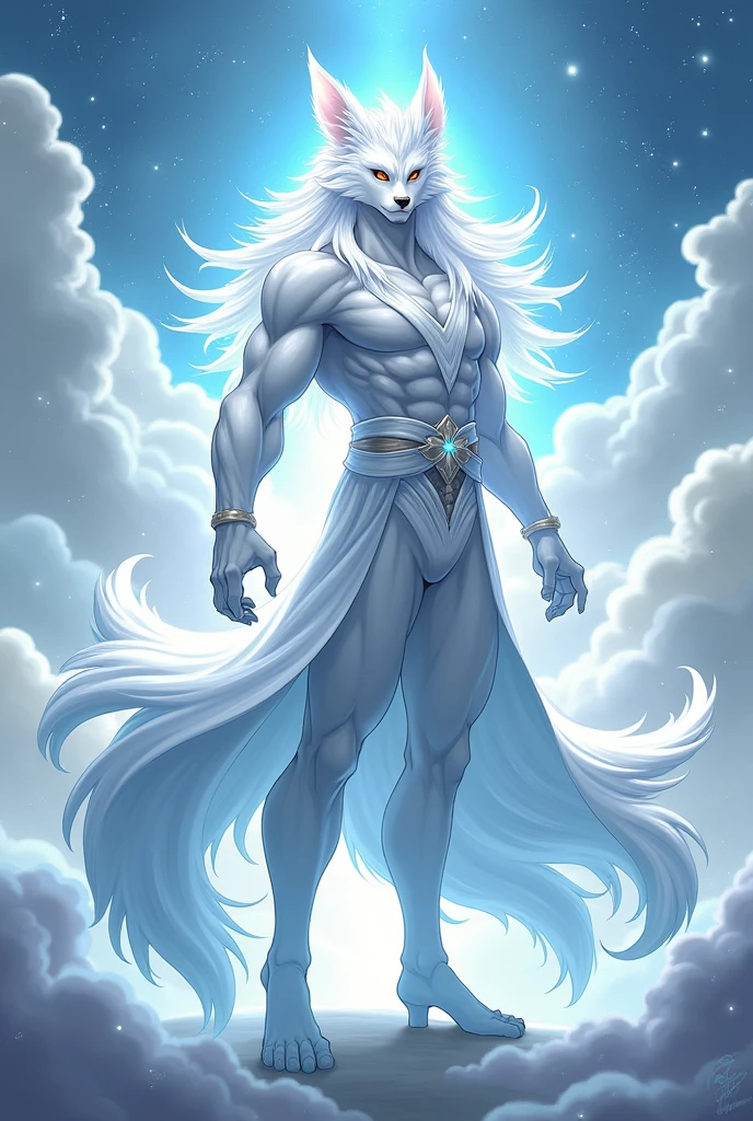 an image of a majestic deity with sharp, crystalline features radiating a brilliant, white light. It should exude an aura of purity and strength, with facets reflecting the surrounding environment.