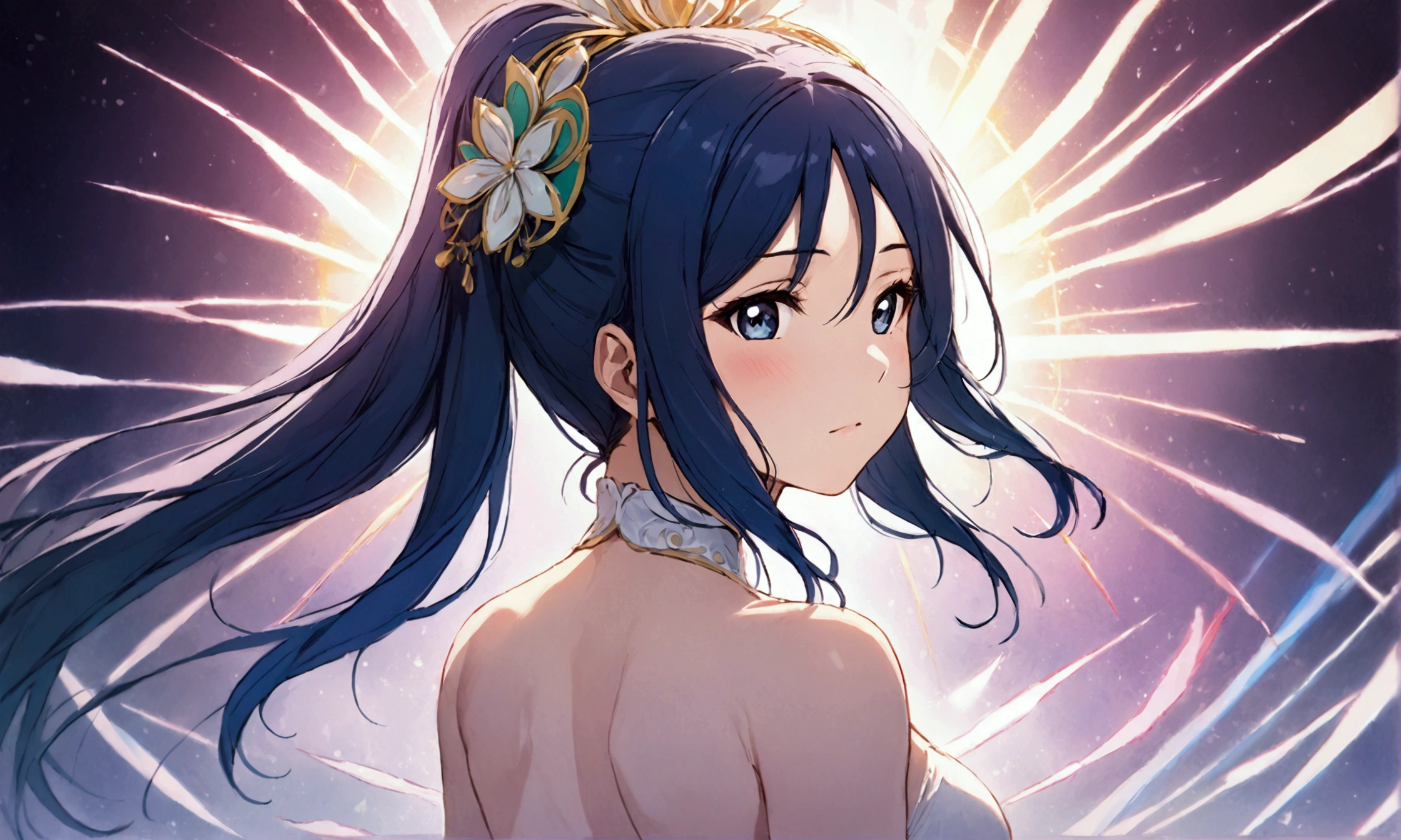 Love Live adult Kanan Matsuura, masterpiece, highest quality, figured, solo, transformed