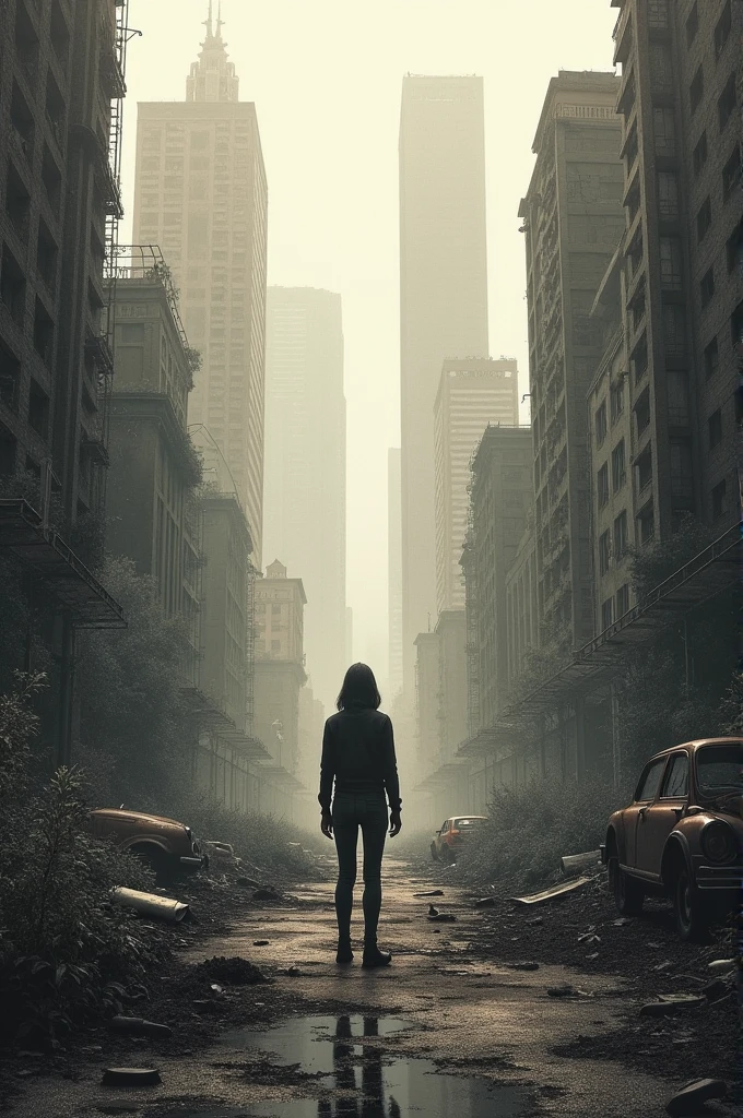 Make a drawing of abandoned São Paulo 