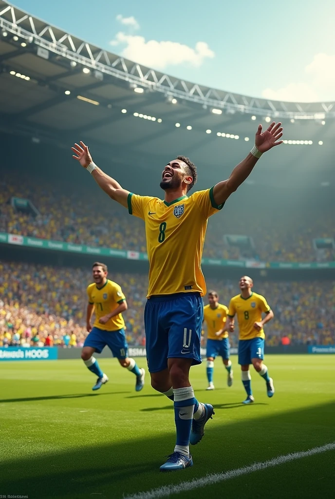 Cristiano Ronaldo supporting Brazil